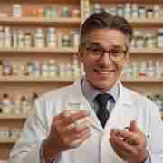 Non-prescription medicines in the pharmacy