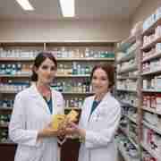 Non-prescription medicines in the pharmacy