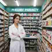 Non-prescription medicines in the pharmacy